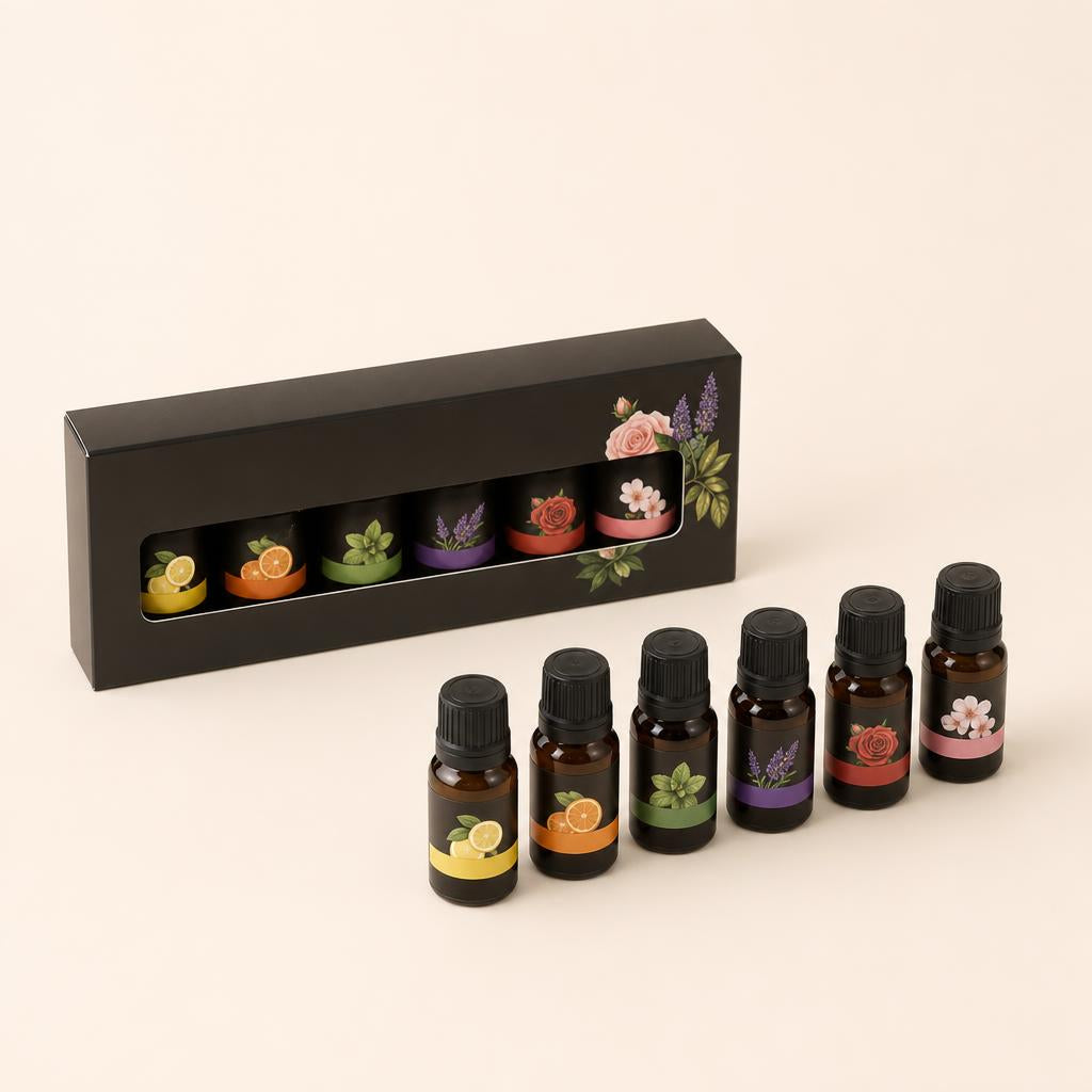 RainDrop Fragrance Oil Collection, 6 scents gift box